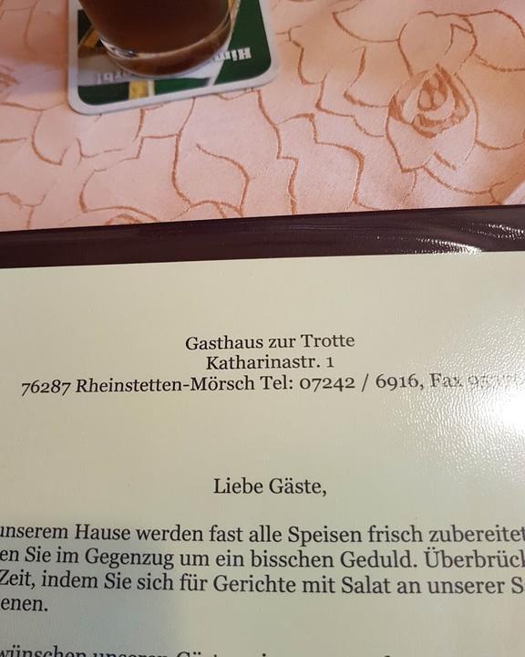 Gasthaus Zur Trotte